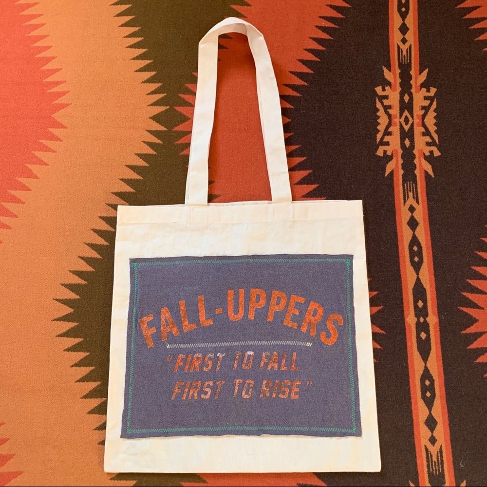 Vintage reworked tote bag